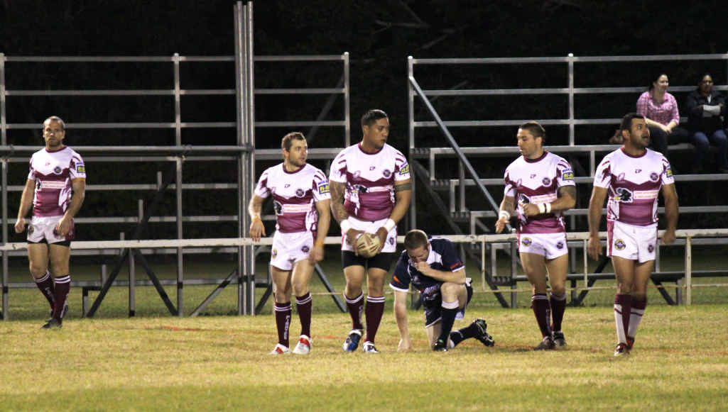 IMPROVEMENT NEEDED: The Peak Downs Pirates look for answers in last weekend’s match in Emerald. Photo: Tara Miko EME070712sport996 IMPROVEMENT NEEDED: The Peak Downs Pirates look for answers in last weekend’s match in Emerald. Photo: Tara Miko EME070712sport996